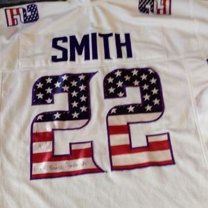 Game worn / Autographed authentic Harrison Smith jersey for veterans day